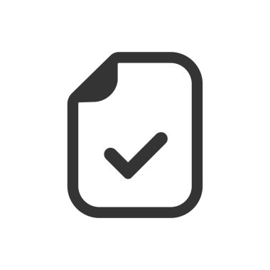 Titizlikle tasarlanmış dosya kabul edilen simgesi