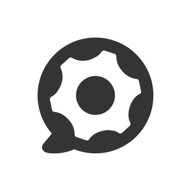 Titizlikle tasarlanmış teknik destek simgesi