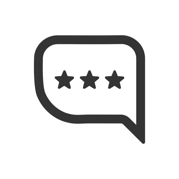 Minutiöst Utformad Feedback Rating Ikonen — Stock vektor