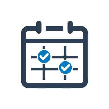 Titizlikle tasarlanmış olaylar zamanlama simgesini