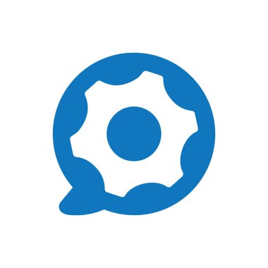 Titizlikle tasarlanmış teknik destek simgesi