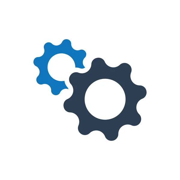 Ретельно Розроблена Gears Icon — стоковий вектор