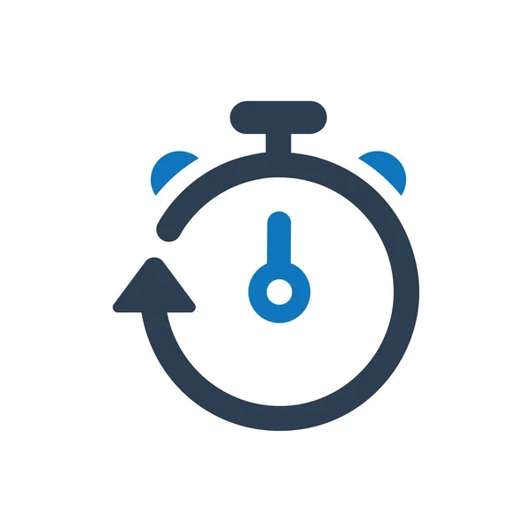 Zorgvuldig Ontworpen Stopwatch Icon — Stockvector