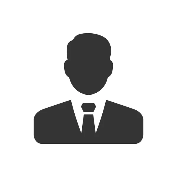 Meticulously Designed Businessman Icon — Stock Vector