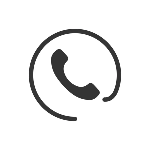 Progettato Meticolosamente Business Call Icon — Vettoriale Stock