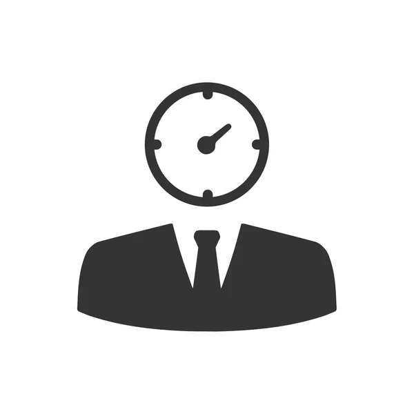 Icône Planification Temps Affaires Méticuleusement Conçue — Image vectorielle