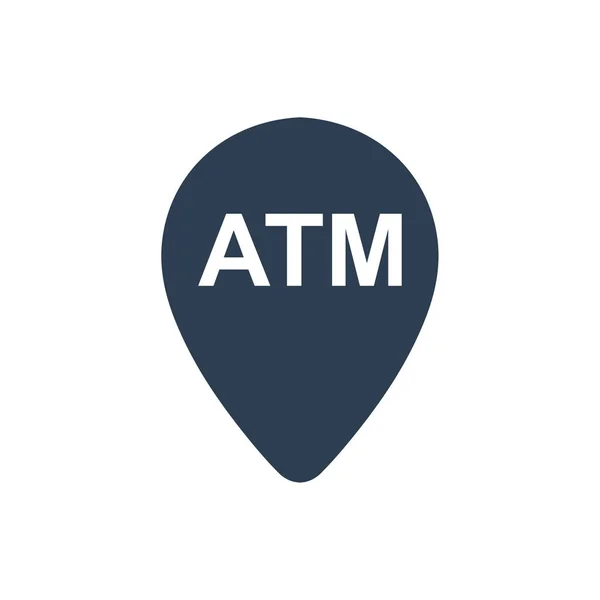 Meticulously Designed Atm Location Icon — Stock Vector