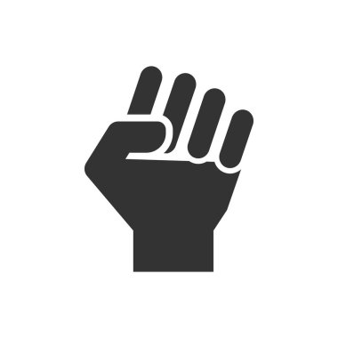 Güç, kuvvet simgesi (vektör illüstrasyonu)