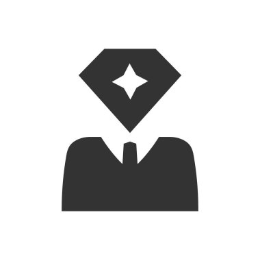 Pro üye simgesi (vektör illüstrasyonu)