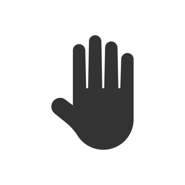 Иконка Человеческой Руки Векторная Иллюстрация — стоковый вектор