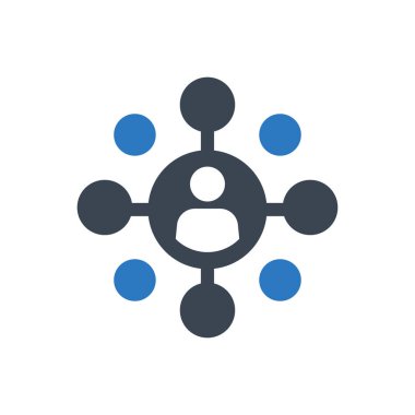 Bağlı pazarlama simgesi (vektör illüstrasyonu)