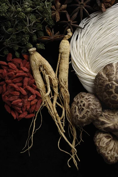 Ingredienti alimentari secchi — Foto Stock