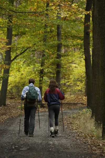 couple on walking trail