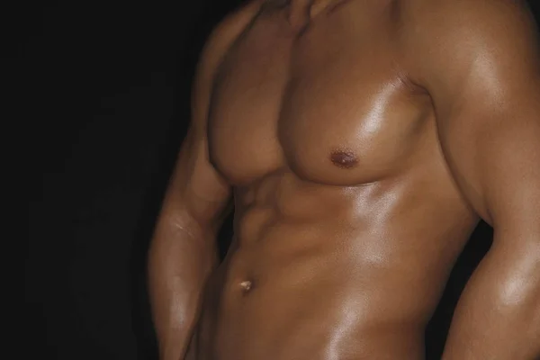 Tělo svalnaté muže — Stock fotografie