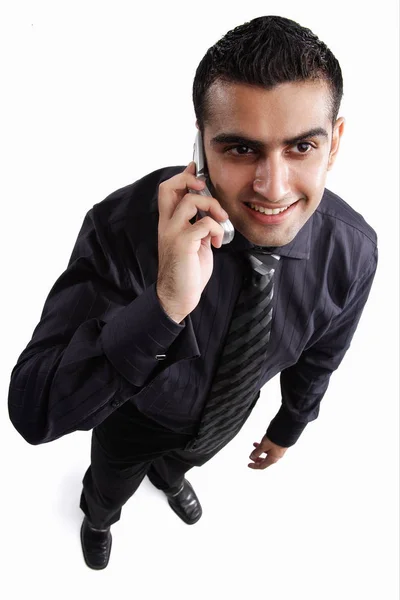 Executive using mobile phone — Stock Photo, Image