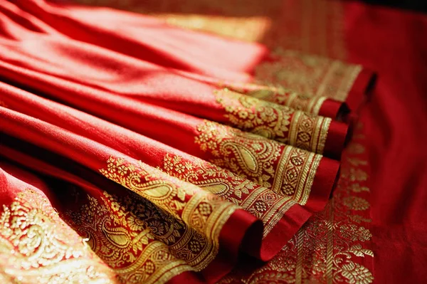 Close-up of Indian sari — Stock Photo, Image