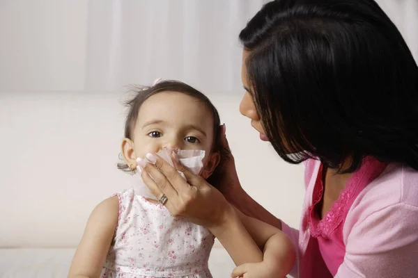 Stock image Woman with cute girl