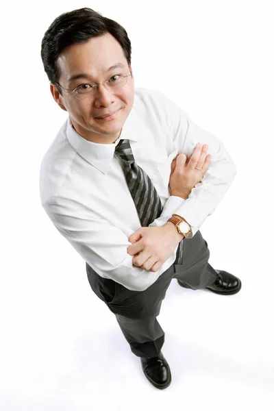 Businessman with arms crossed — Stock Photo, Image