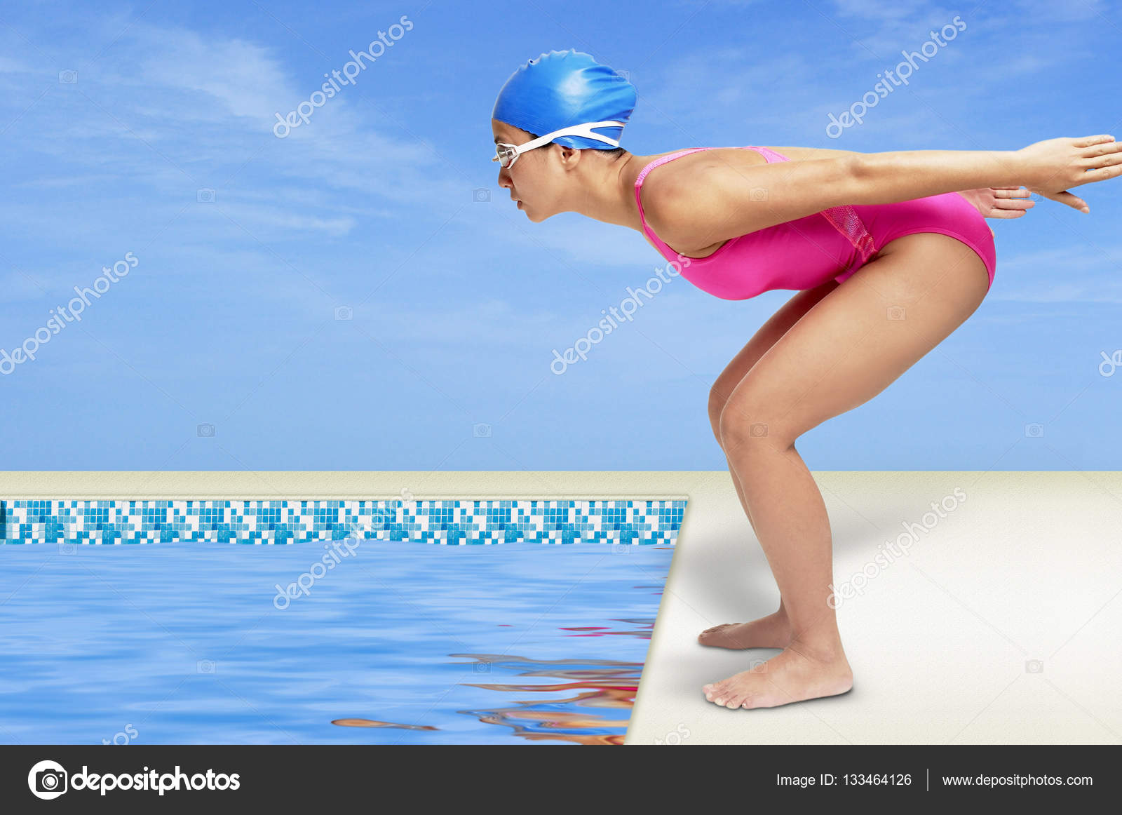 pool swimming costume