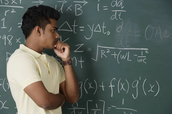 Handsome student at university — Stock Photo, Image