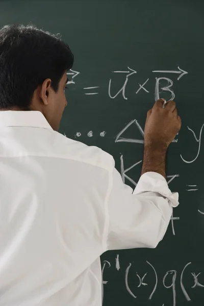 Teacher working at class room — Stock Photo, Image
