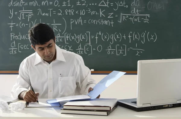 Asian teacher working — Stock Photo, Image