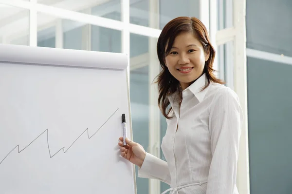 Business woman in meeting — Stock Photo, Image