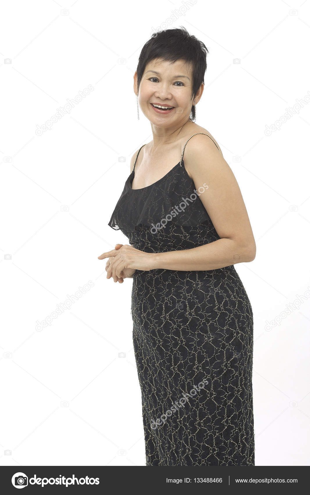 mature women and black Asian white panty