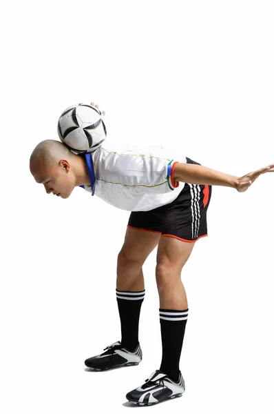 Man in soccer uniform — Stock Photo, Image