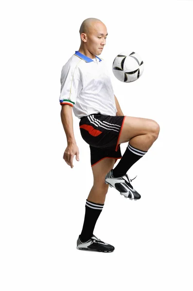 Man in soccer uniform — Stock Photo, Image