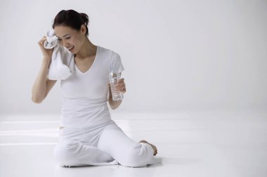 Yoga yapan kadın