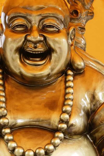 Figurinha de Buda dourada — Fotografia de Stock