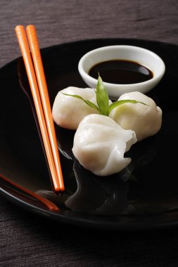 dim sum plaka üzerinde