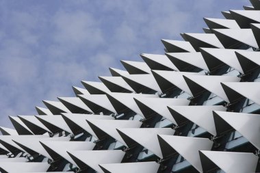 Esplanade tiyatro çatıya yakın çekim