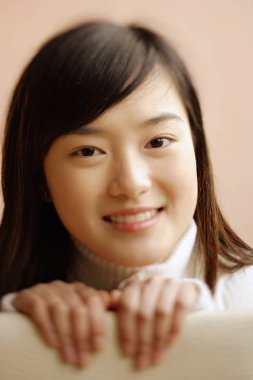 Genç güzel kadın.