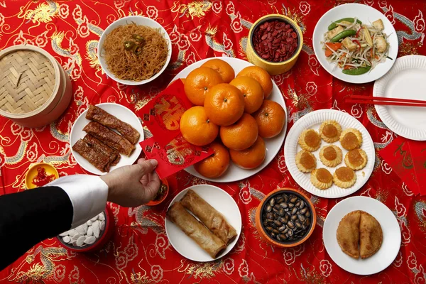 Ano Novo Chinês Alimentos — Fotografia de Stock