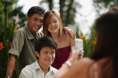 Arkadaşlar açık poz