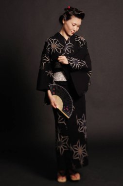 Kadın Japon kostüm