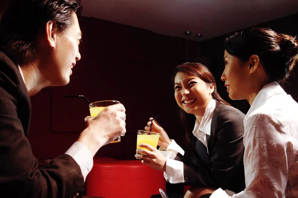 Happy Couple at cafe — Stock Photo, Image