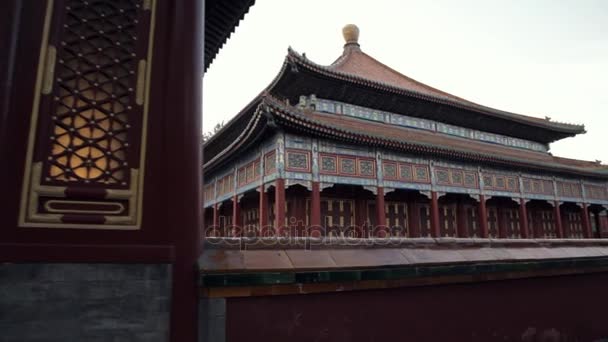 Chinese temple / Beijing, China — Stock Video