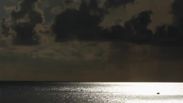 WS Oceano al tramonto — Video Stock