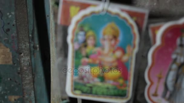 Stiker Dewa Hindu — Stok Video