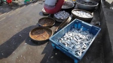 Woman Selling Fish