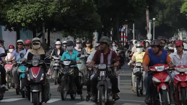 Tráfego rodoviário na Índia . — Vídeo de Stock