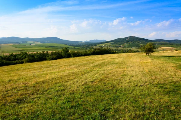 Zelené kopce nedaleko Hercegkut, Sarospatak, Maďarsko — Stock fotografie