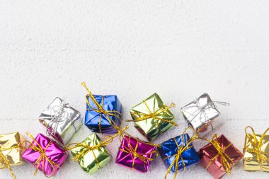 Noel arkaplanı için hediye kutuları