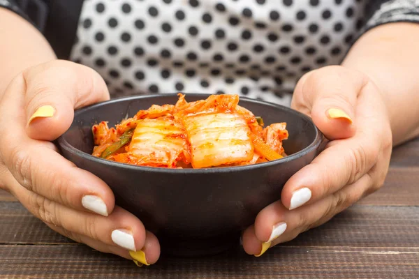 Kimchi Koreansk surkål — Stockfoto