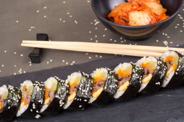 Kimbap Korece ile Dana rulo