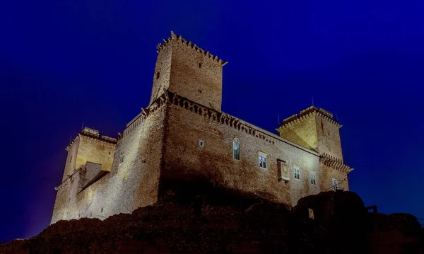 Diosgyor Castillo Medieval Miskolc Hungría Vista Nocturna — Foto de Stock