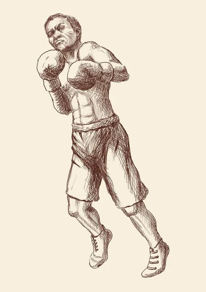 Boxeador Anillo — Archivo Imágenes Vectoriales